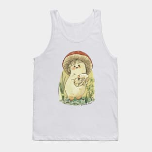 Decomposer - Mushroom Character Mouse Skull Oddities Design Tank Top